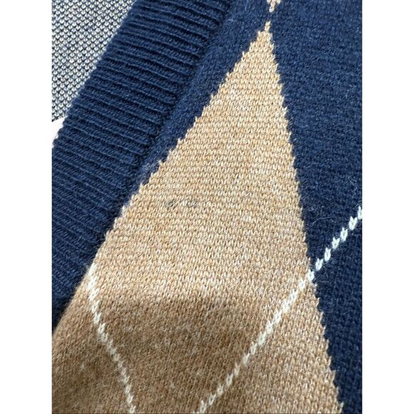 KULE The Twiggy Argyle Wool-Blend Cardigan - Picture 6 of 11